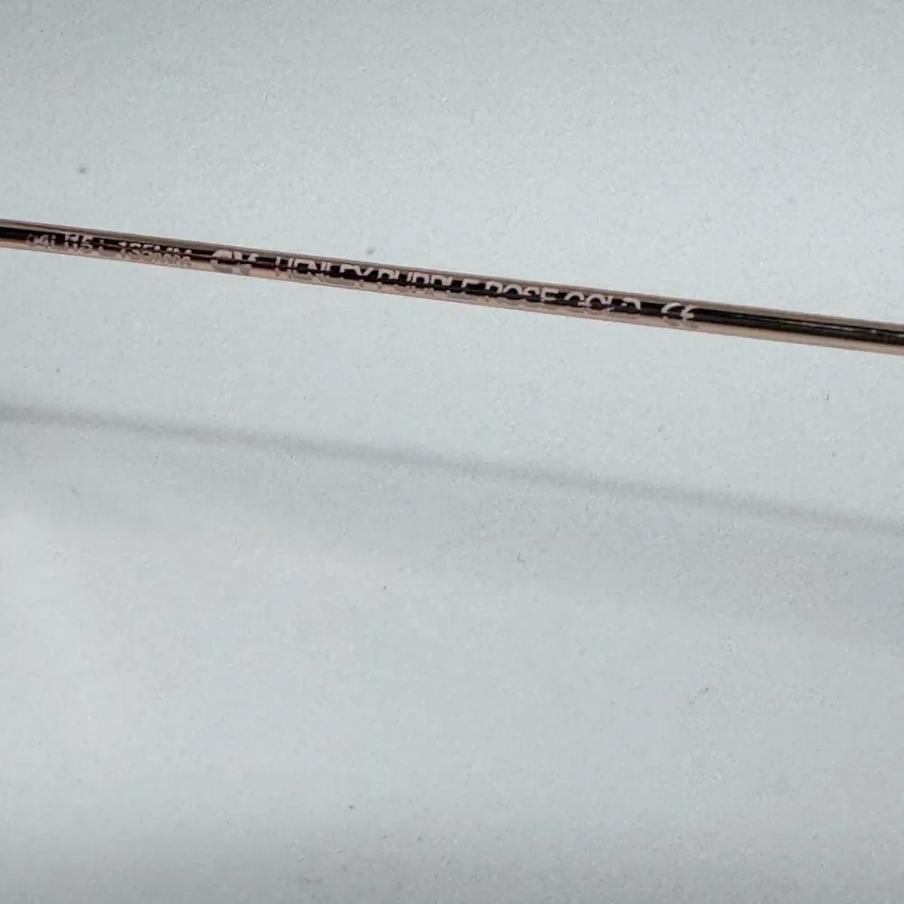 BCBGMAXAZRIA HENLEY Purple Rose Gold Eyeglasses Frame 54-15-135mm B40mm H13529‎